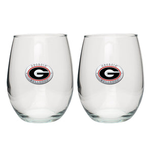 University of Georgia Stemless Goblets (Set Of 2)