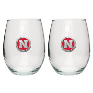 University of Nebraska Stemless Goblets (Set Of 2)