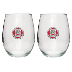 North Carolina State University Stemless Goblet (Set Of 2)