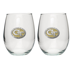 Georgia Tech GT Logo Goblets (Set Of 2)