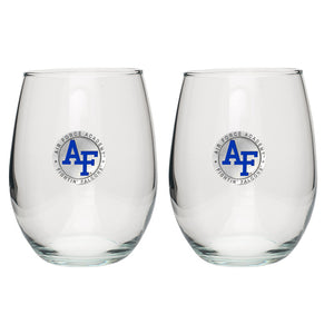 US Air Force Academy Stemless Goblet (Set of 2)