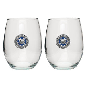 Coast Guard Stemless Goblet (Set Of 2)