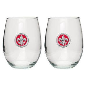 The University of Louisiana At Lafayette Stemless Goblets (Set Of 2)