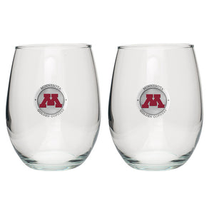University of Minnesota Stemless Goblet (Set of 2)