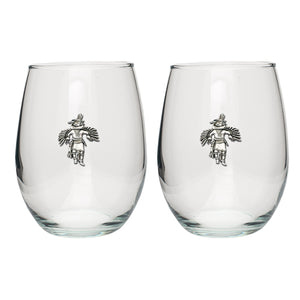 Eagle Kachina Stemless Goblet (Set of 2)