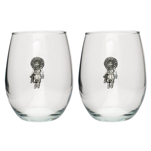 Sun Kachina Stemless Goblet (SET OF 2)