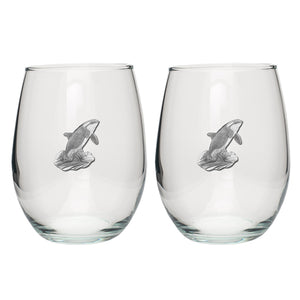 Orca Stemless Goblets (Set Of 2)