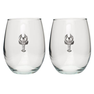 Lobster Stemless Goblet (Set Of 2)