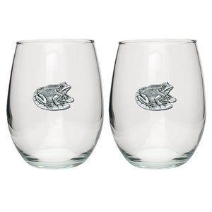 Frog Stemless Goblets (Set of 2)