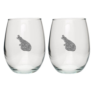 Alligator Stemless Goblets (Set Of 2)