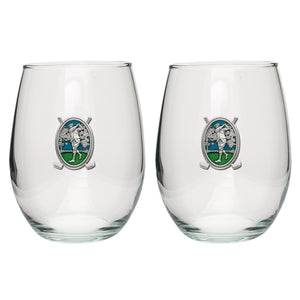 Golf Stemless Goblets (Set of 2)