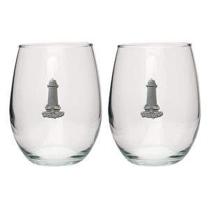 Lighthouse Stemless Goblet (Set of 2)