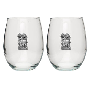 Elk Stem Goblets (Set of 2)