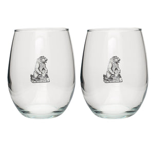 Grizzly Bear Stemless Goblets (Set of 2)
