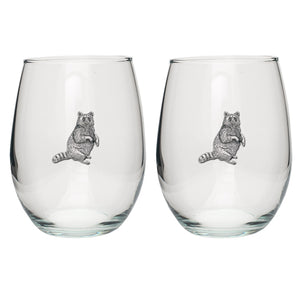 Raccoon Stemless Goblet (Set Of 2)