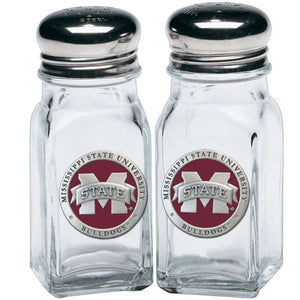 Mississippi State University Bulldogs "M" Logo Salt & Pepper Shakers