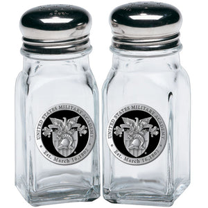 US Military Academy Crest, College, Salt & Pepper Shakers