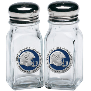 West Virginia University Helmet Salt & Pepper Shakers
