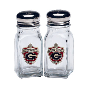 2021 Georgia Football Championship Salt & Pepper Shakers