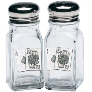 Black Jack Salt & Pepper Shakers