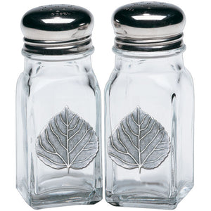 Aspen Leaf Salt & Pepper Shakers