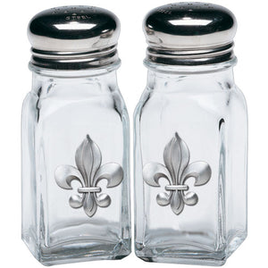 Fleur de Lis Salt & Pepper Shakers