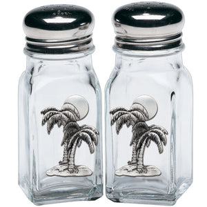 Palm Tree Salt & Pepper Shakers