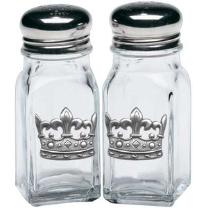 Crown Salt & Pepper Shakers