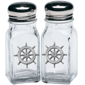 Ship Wheel  Salt & Pepper Shakers