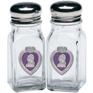 Purple Heart Salt & Pepper Shakers