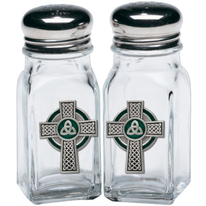 Celtic Cross Salt & Pepper Shakers
