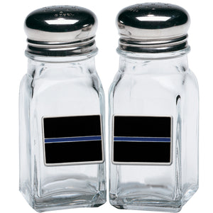 Thin Blue Line Salt & Pepper Shakers