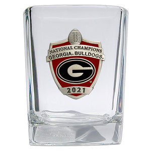 2021 Georgia Football Championship Square Shot