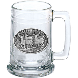 Whitetail Deer Stein Oval