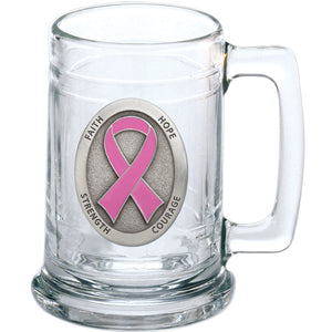 Pink Ribbon Stein