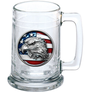 Eagle Head w/ Flag Stein