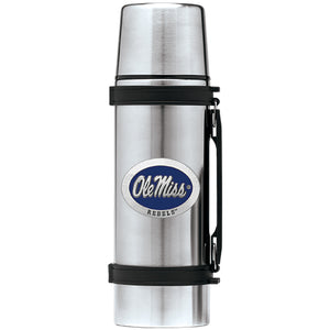 University of Mississippi "Ole Miss" Blue Logo Thermos
