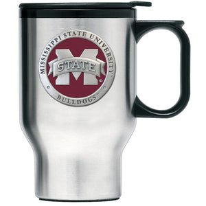 Mississippi State University Bulldogs "M" Logo Travel Mug