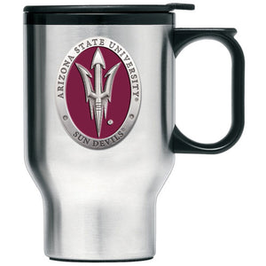 Arizona State University Pitch Fork Logo Travel Mug