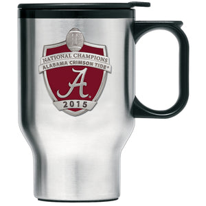 University of Alabama Crimson Tide National Champions 2015 Travel Mug