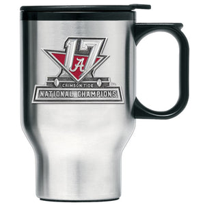 University of Alabama Crimson Tide National Champions 2017 Travel Mug