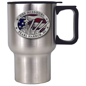 USS Missouri Travel Mug - Heritage Metalworks, Inc.