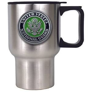 United States National Guard travel mug