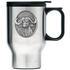 Cape Buffalo Travel Mug