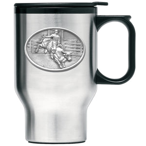 Bull Rider, Travel Mug, Western