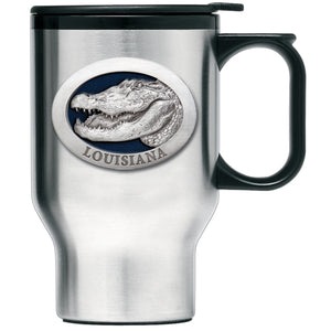 Alligator W/ Louisiana Travel Mug