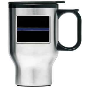 Thin Blue Line Travel Mug