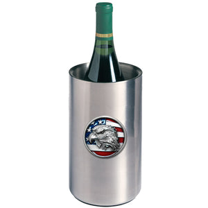 Eagle Head w/ Flag Wine Chiller