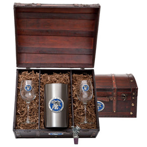University of Kentucky Wine Chest Set