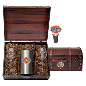 Oklahoma State University Wine Chest Set